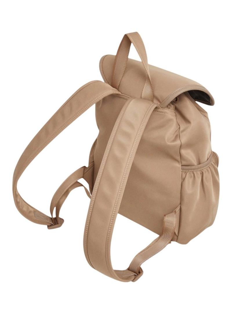 Mochila Pepe Jeans Gaetana bege para mulher.
