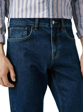Calça jeans Pepe Jeans Cash reta azul para homem.