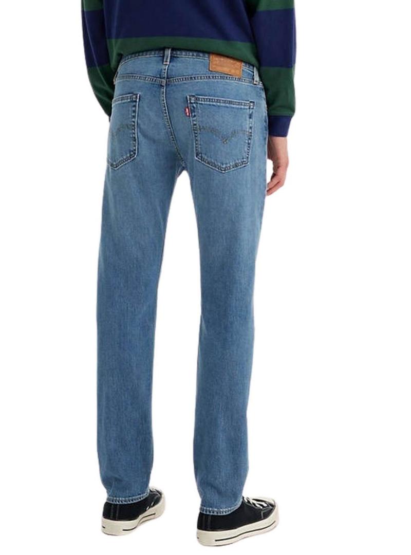 Calça jeans Levis 502 Taper Hold azul para homem
