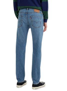 Calça jeans Levis 502 Taper Hold azul para homem
