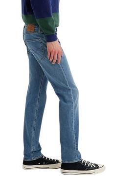 Calça jeans Levis 502 Taper Hold azul para homem
