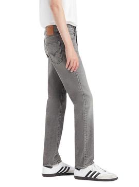 Calça de ganga Levis 511 Slim cinza para homem