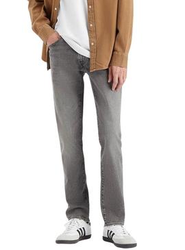 Calça de ganga Levis 511 Slim cinza para homem
