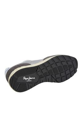 Sapatilhas Pepe Jeans Marlon Vibe cinza para homem.