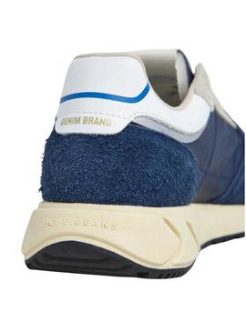 Sapatilhas Pepe Jeans Marlon Vibe azul para homem.