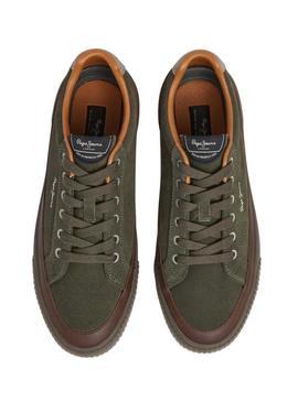 Sapatilhas Pepe Jeans Ben Evolution verde para homem