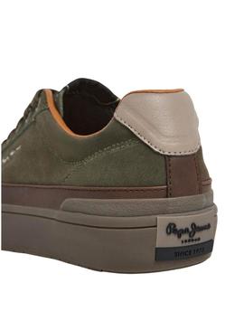 Sapatilhas Pepe Jeans Ben Evolution verde para homem