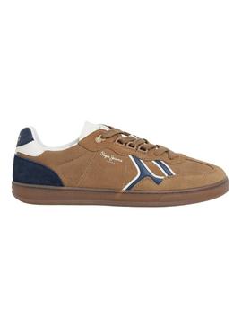 Sapatos Pepe Jeans Ball Mix camel para homem.