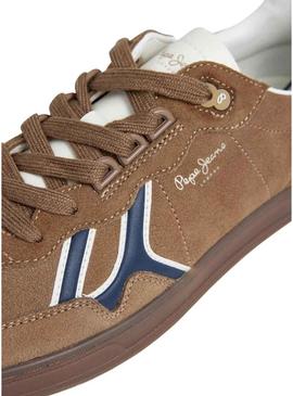 Sapatos Pepe Jeans Ball Mix camel para homem.