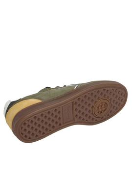 Sapatilhas Pepe Jeans Ball Mix verde para homem.