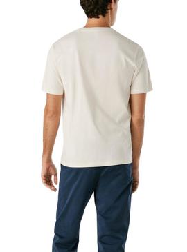 Camiseta Pepe Jeans Eggo branca para homem