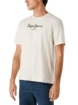 Camiseta Pepe Jeans Eggo branca para homem