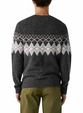 Camisola Pepe Jeans Presley gregas cinza para homem.