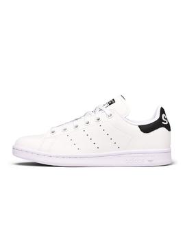 Sapatilhas Adidas Stan Smith Júnior Preto e Branco