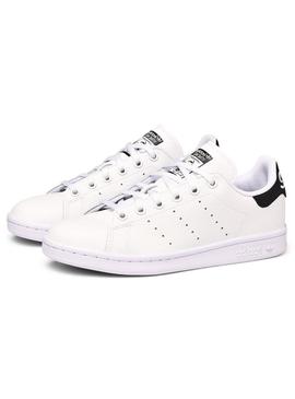 Sapatilhas Adidas Stan Smith Júnior Preto e Branco