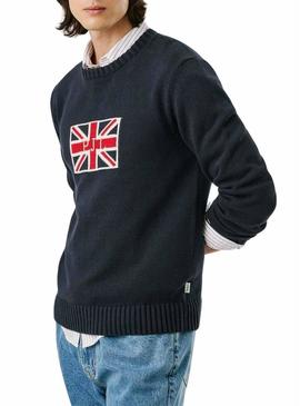 Camisola Pepe Jeans Patrick marinho para homem.