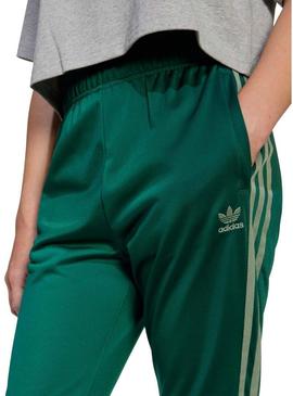 Calça Adidas Adicolor SST verde para menina e menino