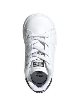 Sapatilhas Adidas Stan Smith Preto e Branco Kids