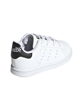 Sapatilhas Adidas Stan Smith Preto e Branco Kids