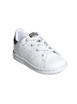 Sapatilhas Adidas Stan Smith Preto e Branco Kids