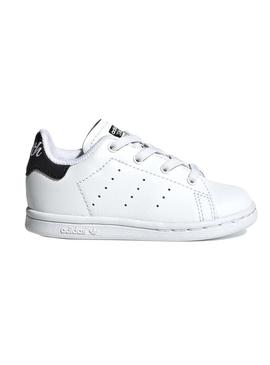 Sapatilhas Adidas Stan Smith Preto e Branco Kids