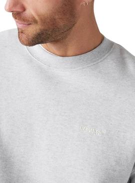 Moletom Levis Authentic cinza para homem
