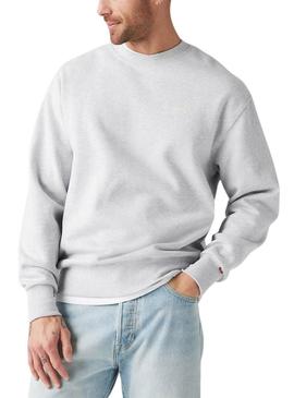 Moletom Levis Authentic cinza para homem