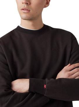 Moletom Levis Authentic preto para homem.