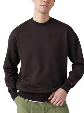 Moletom Levis Authentic preto para homem.