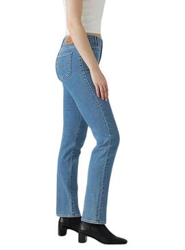 Calça jeans Levis 314 Shaping Tailored reto para mulher