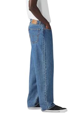 Calças de ganga Levis 578 Baggy azul para homem.