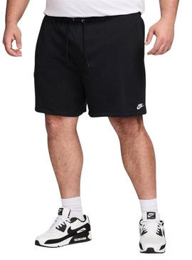 Bermuda Nike Club preta para homem.