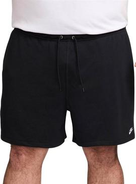 Bermuda Nike Club preta para homem.
