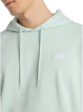 Moletom New Balance Sport Essentials verde para homem.
