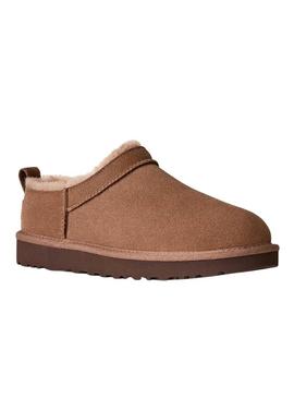 Botas UGG Classic Micro marrom para mulheres.