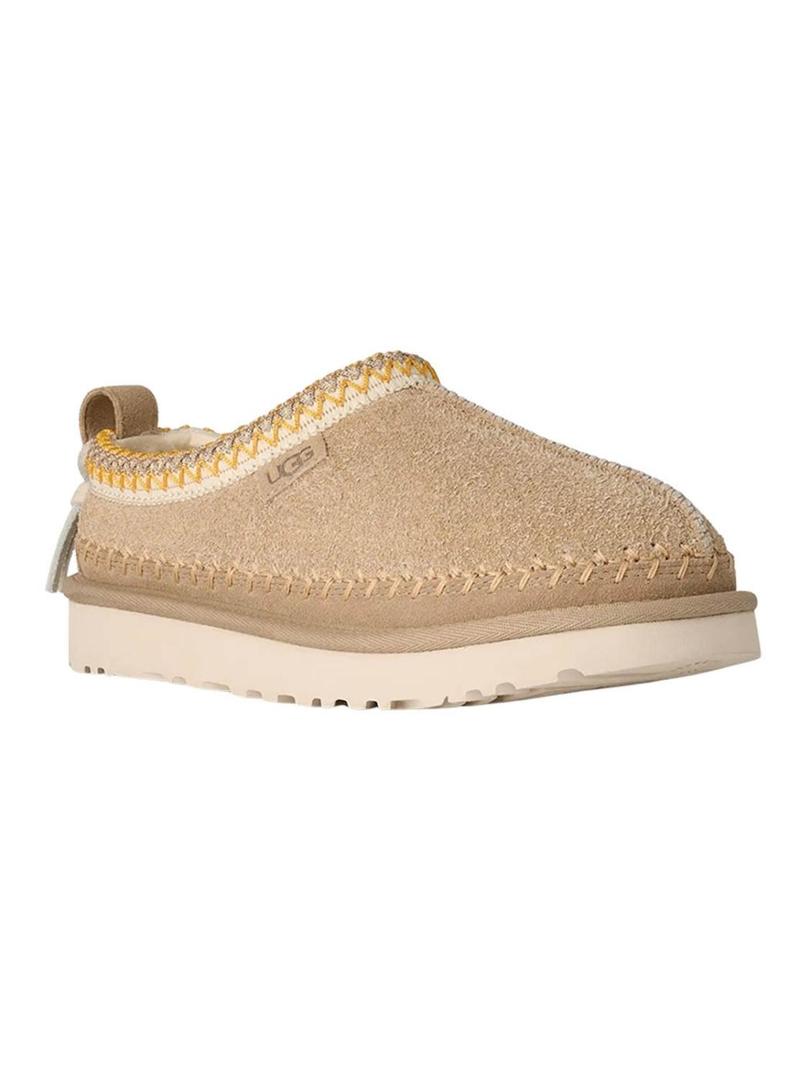 Tamancos UGG Tasman Biarritz bege para mulher.