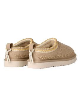Tamancos UGG Tasman Biarritz bege para mulher.