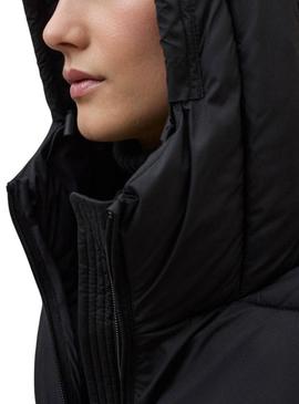 Casaco acolchoado Ecoalf Marangu preto para mulher