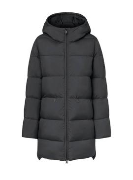 Casaco acolchoado Ecoalf Marangu preto para mulher