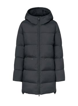 Casaco acolchoado Ecoalf Marangu azul marinho para mulher