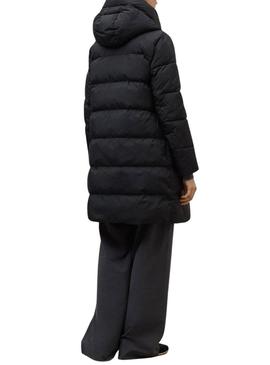 Casaco Ecoalf acolchoado Manlie preto para mulher