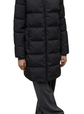 Casaco Ecoalf acolchoado Manlie preto para mulher