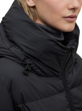 Casaco Ecoalf acolchoado Manlie preto para mulher