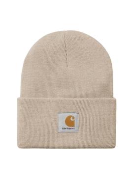 Gorro Carhartt Watch bege para mulher e homem.