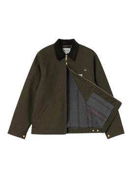 Jaqueta Carhartt Detroit verde para homem.
