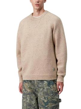 Camisola Carhartt Anglistic bege para homem