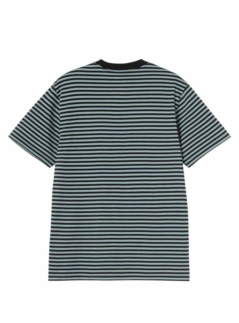 Camiseta Carhartt Verner Pocket listrada para homens.