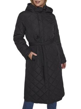 Casaco acolchoado Vila Vikante Quilted preto para mulher