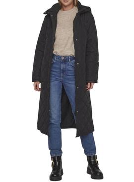 Casaco acolchoado Vila Vikante Quilted preto para mulher