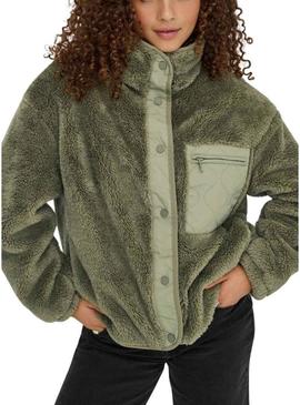 Casaco Only Contact verde para mulher.